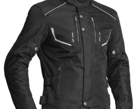 Lindstrands Tekstiilitakki Halden Musta